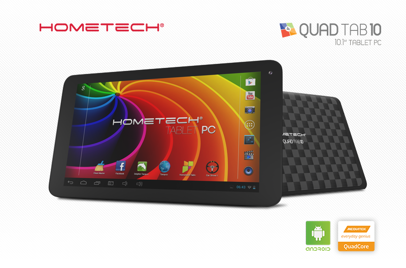 روم HOMETECH QUAD TAB 10