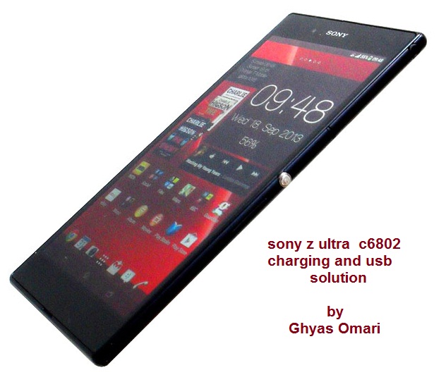 sony z ultra c6802 charging and usb solution