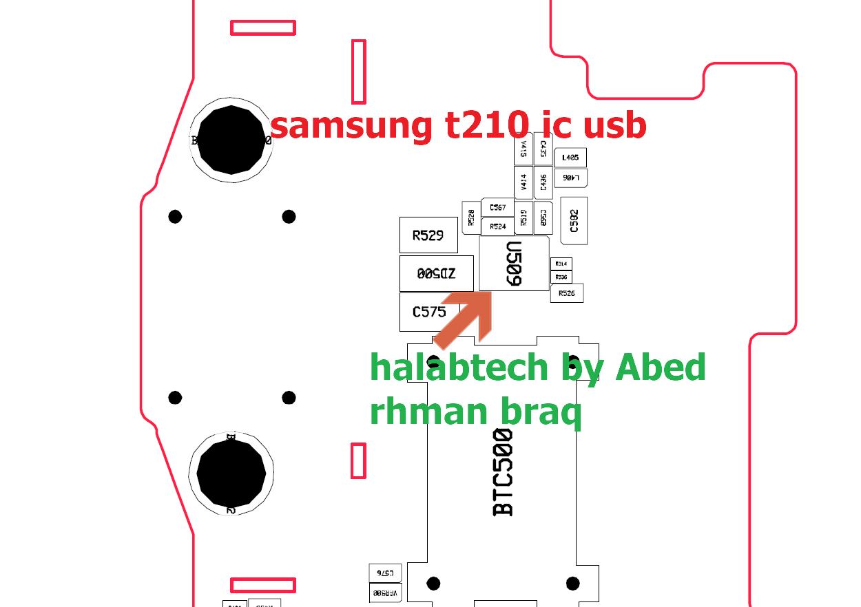 SAMSUNG SM-T210 TABLET IC USB