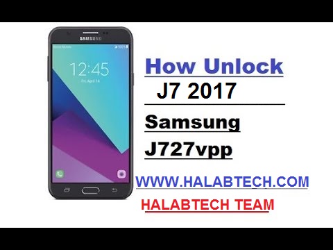 فك شيفرة (UNLOCK) للجهاز SAMSUNG GALAXY J7 2017 SM-J727VPP