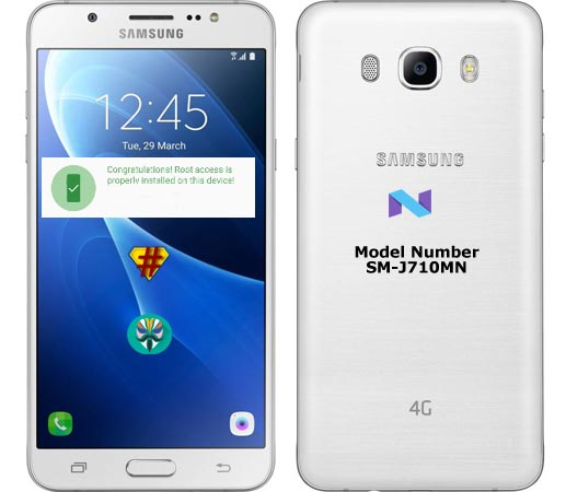 روت وريكفري معدل Samsung Galaxy J7 (2016) SM-J710MN أصدار 7.1.1